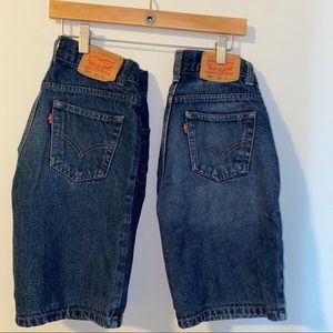 Two Levi’s shorts